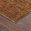 Dalyn Soft Essentials SE1 Terracotta Machine Washable Area Rug Corner Image