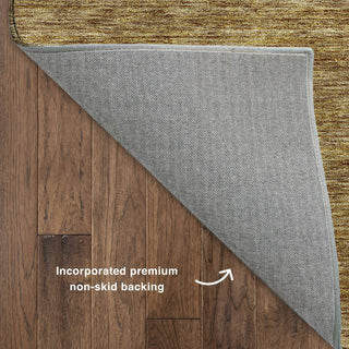Dalyn Soft Essentials SE1 Walnut Machine Washable Area Rug Backing Image