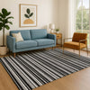 Dalyn Soft Essentials SE2 Black Machine Washable Area Rug Lifestyle Image Feature