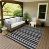 Dalyn Soft Essentials SE2 Black Machine Washable Area Rug Outdoor Lifestyle Image Feature