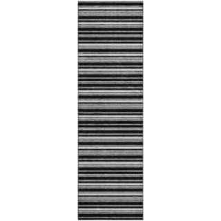 Dalyn Soft Essentials SE2 Black Machine Washable Area Rug Runner Main Image