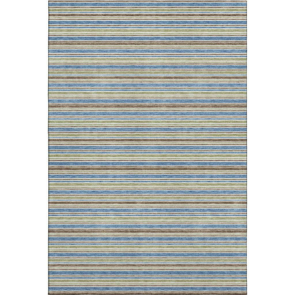Dalyn Soft Essentials SE2 Blue Machine Washable Area Rug main image