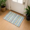 Dalyn Soft Essentials SE2 Blue Machine Washable Area Rug Scatter Lifestyle Image Feature