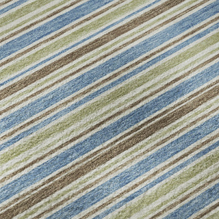 Dalyn Soft Essentials SE2 Blue Machine Washable Area Rug Swatch Image