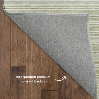 Dalyn Soft Essentials SE2 Celery Machine Washable Area Rug Backing Image