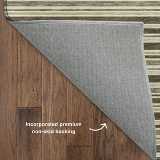 Dalyn Soft Essentials SE2 Chocolate Machine Washable Area Rug Backing Image