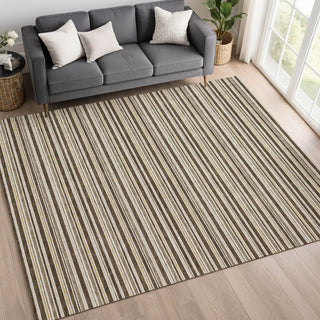 Dalyn Soft Essentials SE2 Chocolate Machine Washable Area Rug Lifestyle Image Feature