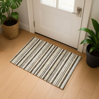 Dalyn Soft Essentials SE2 Chocolate Machine Washable Area Rug Scatter Lifestyle Image Feature