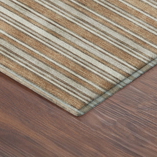 Dalyn Soft Essentials SE2 Copper Machine Washable Area Rug Corner Image