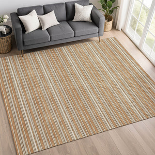 Dalyn Soft Essentials SE2 Copper Machine Washable Area Rug Lifestyle Image Feature
