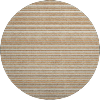 Dalyn Soft Essentials SE2 Copper Machine Washable Area Rug Round Main Image