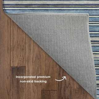 Dalyn Soft Essentials SE2 Denim Machine Washable Area Rug Backing Image