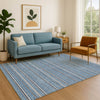 Dalyn Soft Essentials SE2 Denim Machine Washable Area Rug Lifestyle Image Feature