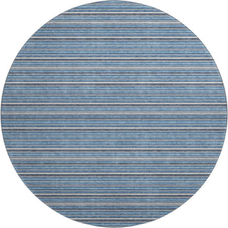 Dalyn Soft Essentials SE2 Denim Machine Washable Area Rug Round Main Image