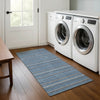 Dalyn Soft Essentials SE2 Denim Machine Washable Area Rug Runner Lifestyle Image Feature