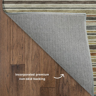 Dalyn Soft Essentials SE2 Earth Machine Washable Area Rug Backing Image