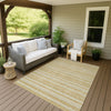 Dalyn Soft Essentials SE2 Gold Machine Washable Area Rug Outdoor Lifestyle Image Feature