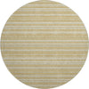 Dalyn Soft Essentials SE2 Gold Machine Washable Area Rug Round Main Image