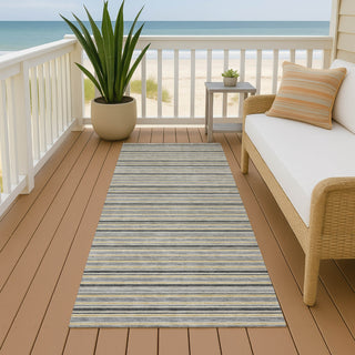 Dalyn Soft Essentials SE2 Granite Machine Washable Area Rug Runner Outdoor Lifestyle Image Feature