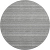Dalyn Soft Essentials SE2 Gray Machine Washable Area Rug Round Main Image