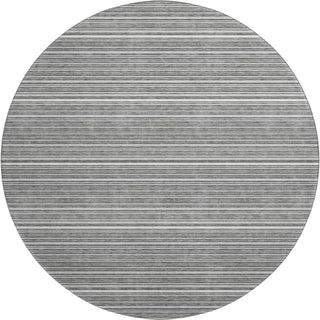 Dalyn Soft Essentials SE2 Gray Machine Washable Area Rug Round Main Image