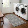 Dalyn Soft Essentials SE2 Gray Machine Washable Area Rug Runner Lifestyle Image Feature