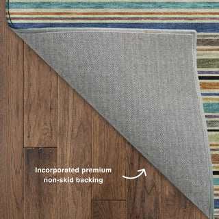 Dalyn Soft Essentials SE2 Jewel Machine Washable Area Rug Backing Image