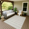 Dalyn Soft Essentials SE2 Linen Machine Washable Area Rug Outdoor Lifestyle Image Feature
