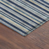 Dalyn Soft Essentials SE2 Navy Machine Washable Area Rug Corner Image