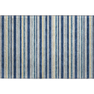 Dalyn Soft Essentials SE2 Navy Machine Washable Area Rug Scatter Main Image