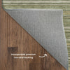Dalyn Soft Essentials SE2 Olive Machine Washable Area Rug Backing Image