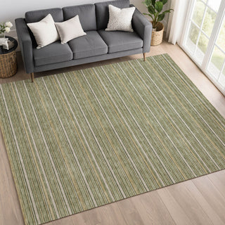 Dalyn Soft Essentials SE2 Olive Machine Washable Area Rug Lifestyle Image Feature