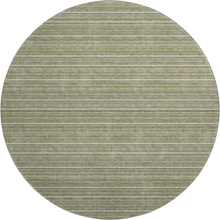 Dalyn Soft Essentials SE2 Olive Machine Washable Area Rug Round Main Image