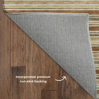 Dalyn Soft Essentials SE2 Paprika Machine Washable Area Rug Backing Image
