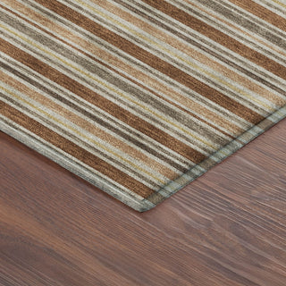 Dalyn Soft Essentials SE2 Paprika Machine Washable Area Rug Corner Image
