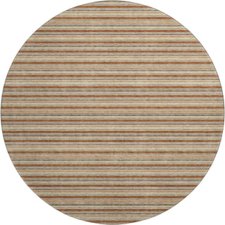 Dalyn Soft Essentials SE2 Paprika Machine Washable Area Rug Round Main Image