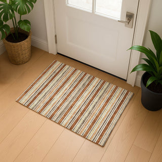Dalyn Soft Essentials SE2 Paprika Machine Washable Area Rug Scatter Lifestyle Image Feature