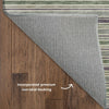 Dalyn Soft Essentials SE2 Pewter Machine Washable Area Rug Backing Image