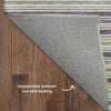 Dalyn Soft Essentials SE2 Plum Machine Washable Area Rug Backing Image