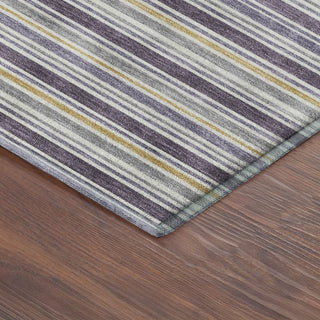 Dalyn Soft Essentials SE2 Plum Machine Washable Area Rug Corner Image