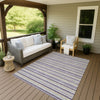 Dalyn Soft Essentials SE2 Plum Machine Washable Area Rug Outdoor Lifestyle Image Feature