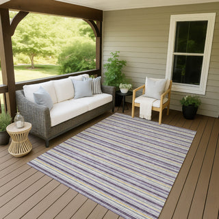 Dalyn Soft Essentials SE2 Plum Machine Washable Area Rug Outdoor Lifestyle Image Feature