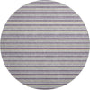Dalyn Soft Essentials SE2 Plum Machine Washable Area Rug Round Main Image