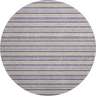 Dalyn Soft Essentials SE2 Plum Machine Washable Area Rug Round Main Image
