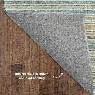 Dalyn Soft Essentials SE2 Seaside Machine Washable Area Rug Backing Image