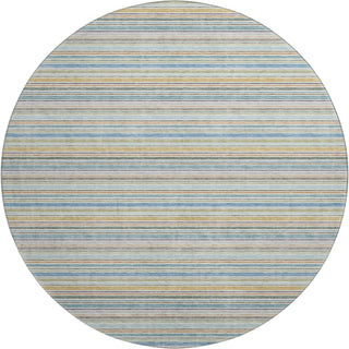 Dalyn Soft Essentials SE2 Seaside Machine Washable Area Rug Round Main Image