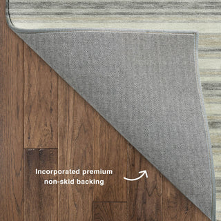 Dalyn Soft Essentials SE2 Silver Machine Washable Area Rug Backing Image