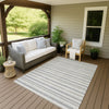 Dalyn Soft Essentials SE2 Silver Machine Washable Area Rug Outdoor Lifestyle Image Feature