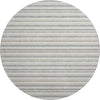 Dalyn Soft Essentials SE2 Silver Machine Washable Area Rug Round Main Image