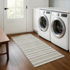 Dalyn Soft Essentials SE2 Silver Machine Washable Area Rug Runner Lifestyle Image Feature